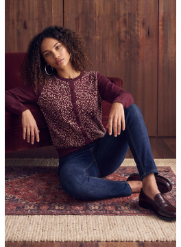 GILET - MYRIADE - PRUNE